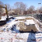 Foundation work- Melnea Cass side